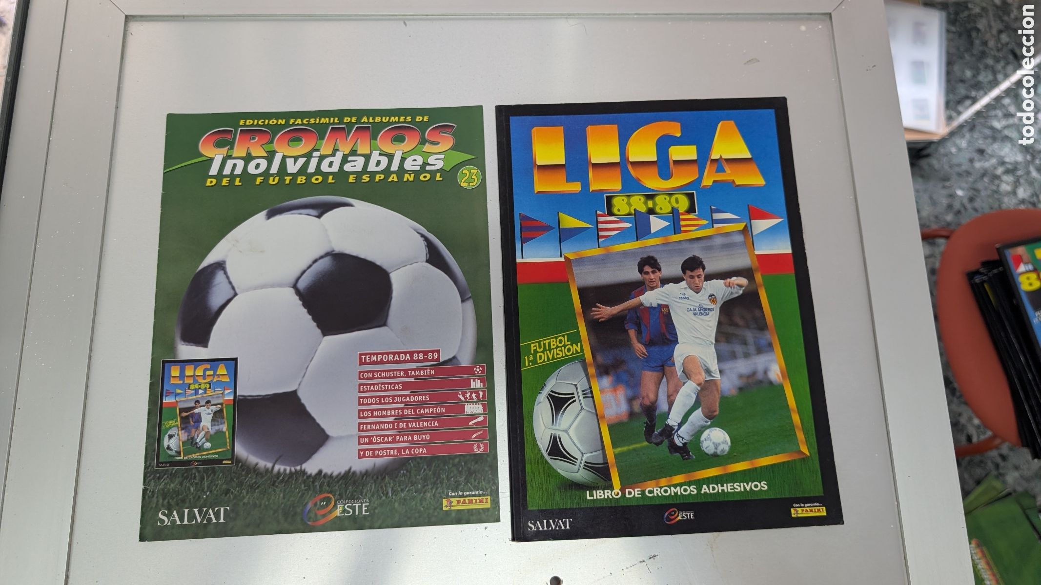 Cromos de Futebol: ALBUM FACSIMIL SALVAT LIGA ESTE 1988/89 88 89 CROMOS INOLVIDABLES FUTBOL ESPA&Ntilde;OL BUEN ESTADO