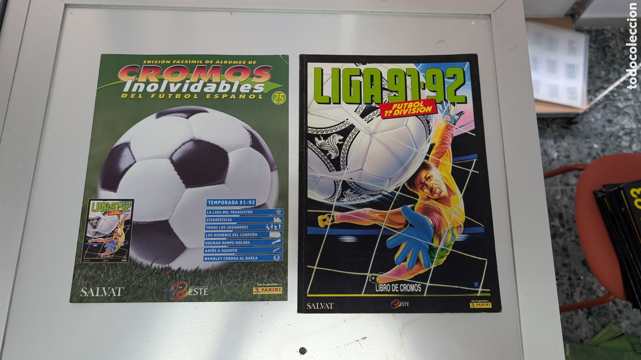 Cromos de f&uacute;tbol: ALBUM FACSIMIL SALVAT LIGA ESTE 1991/92 91 92 CROMOS INOLVIDABLES FUTBOL ESPA&Ntilde;OL BUEN ESTADO