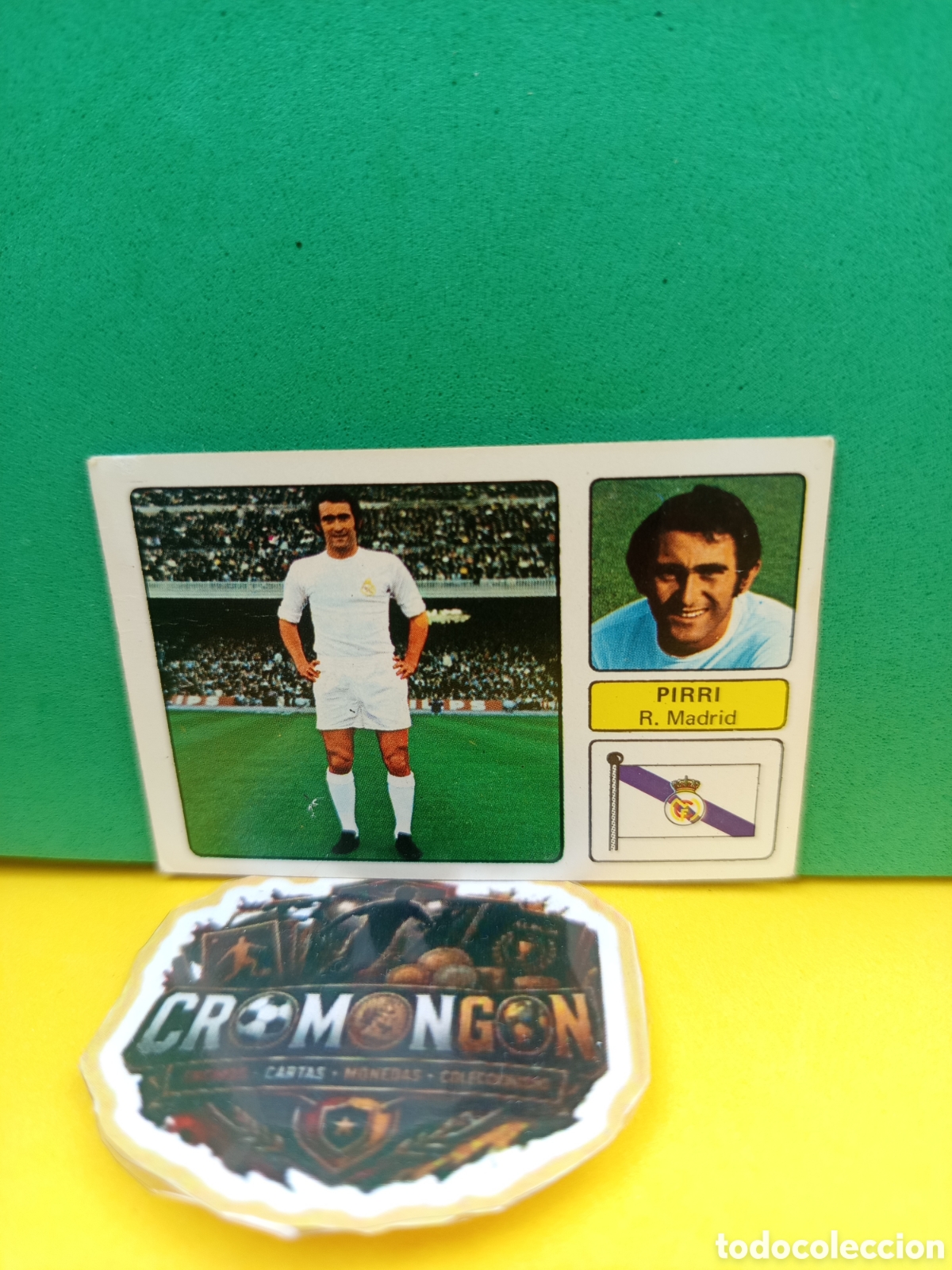 Fu&szlig;ball-Sticker: ❇️ CROMO ⚽ PIRRI REAL MADRID CAMPEONATO DE LIGA 1973 74 SIN PEGAR ❇️