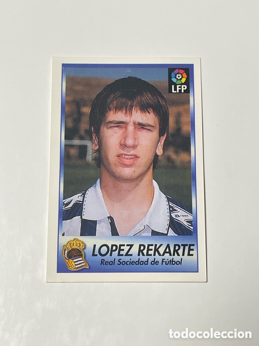 Cromos de f&uacute;tbol: Aitor L&oacute;pez Rekarte Real Sociedad 96/97 Bollycao #312