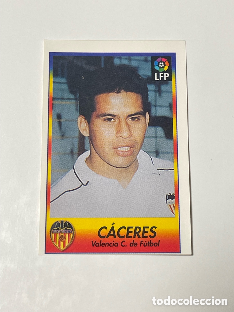 Cromos de f&uacute;tbol: Fernando C&aacute;ceres Valencia 96/97 Bollycao #313