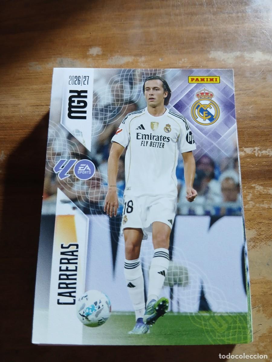Cromos de f&uacute;tbol: CARD MEGACRACKS TEMPORADA 26/27: CARRERAS (REAL MADRID), N&deg; 224