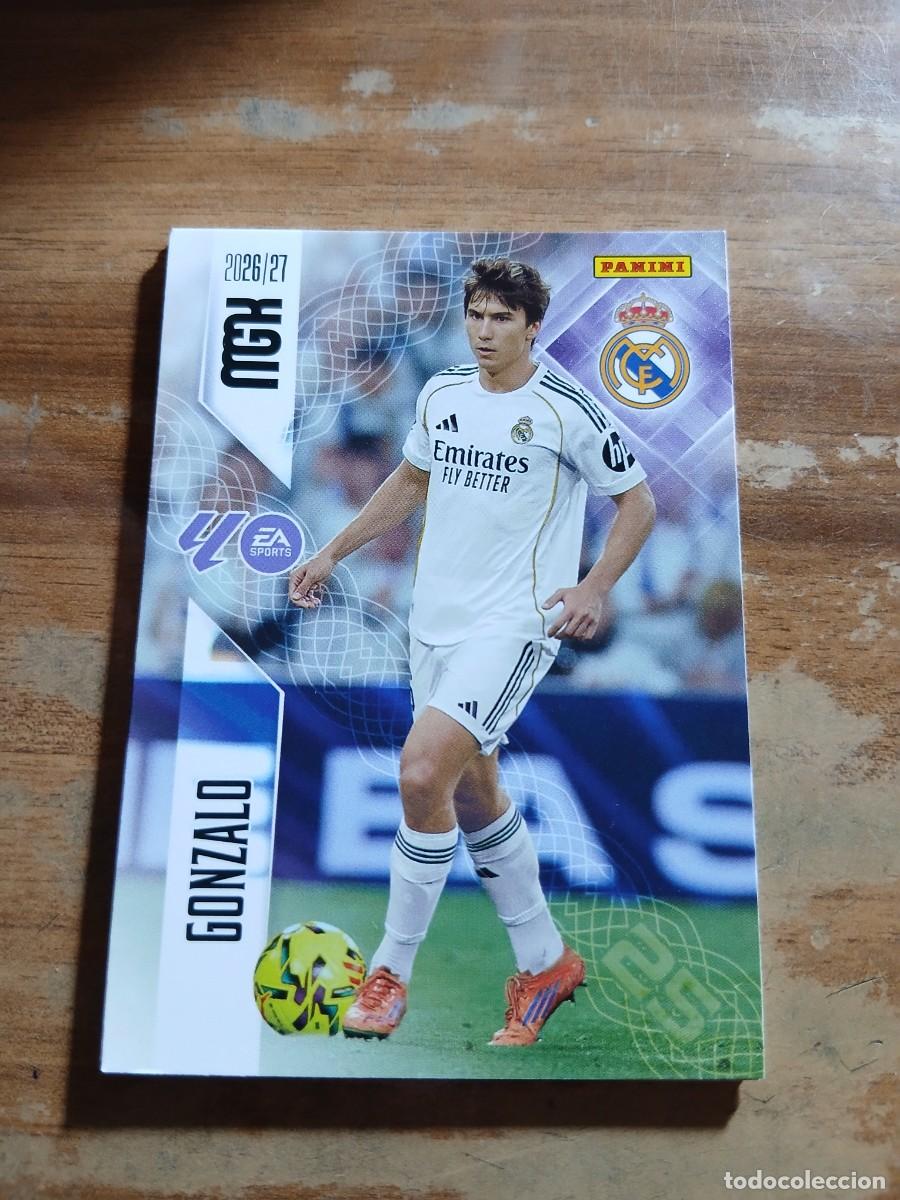 Cromos de f&uacute;tbol: CARD MEGACRACKS TEMPORADA 26/27: GONZALO (REAL MADRID), N&deg; 233