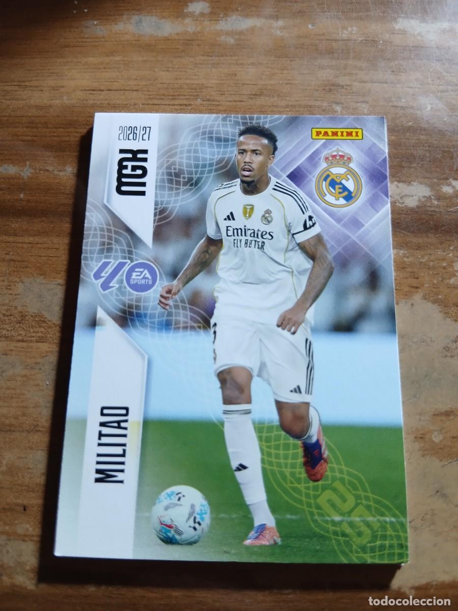 Cromos de f&uacute;tbol: CARD MEGACRACKS TEMPORADA 26/27: MILITAO (REAL MADRID), N&deg; 221