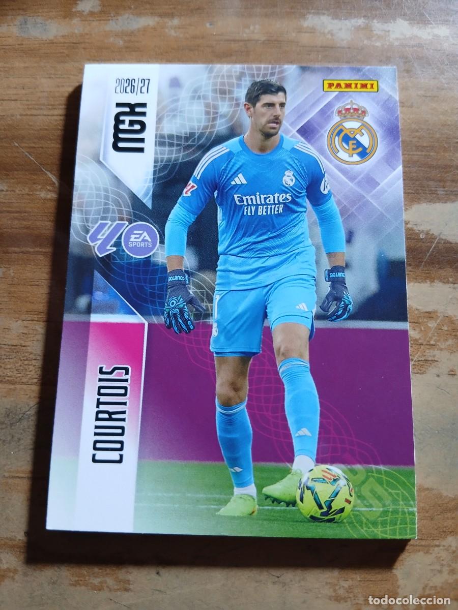 Cromos de f&uacute;tbol: CARD MEGACRACKS TEMPORADA 26/27: COURTOIS (REAL MADRID), N&deg; 218