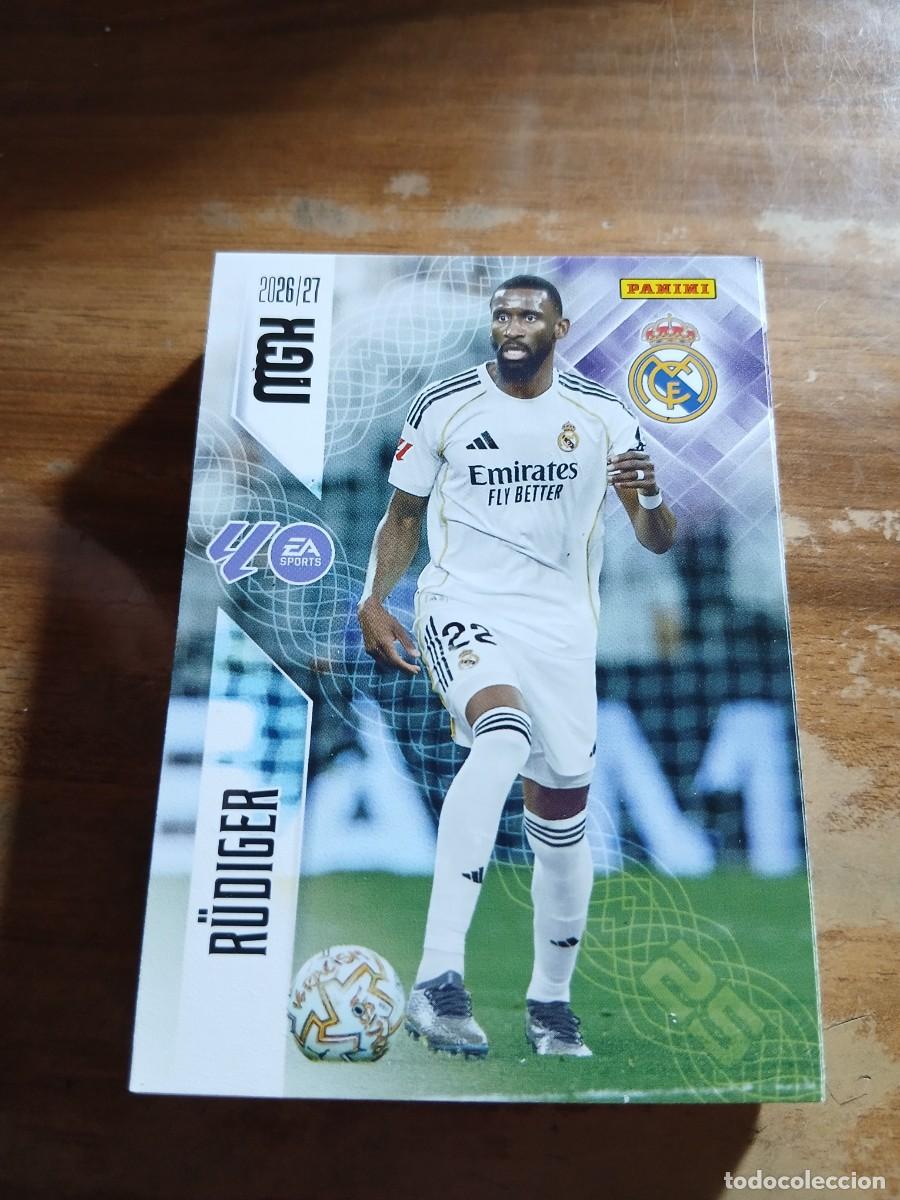 Cromos de f&uacute;tbol: CARD MEGACRACKS TEMPORADA 26/27: R&Uuml;DIGER (REAL MADRID), N&deg; 223