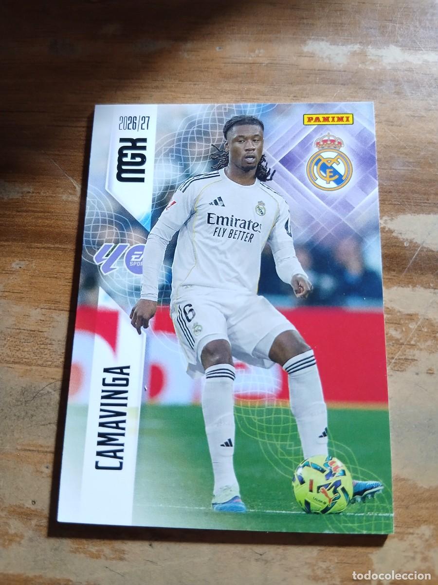 Cromos de f&uacute;tbol: CARD MEGACRACKS TEMPORADA 26/27: CAMAVINGA (REAL MADRID), N&deg; 227