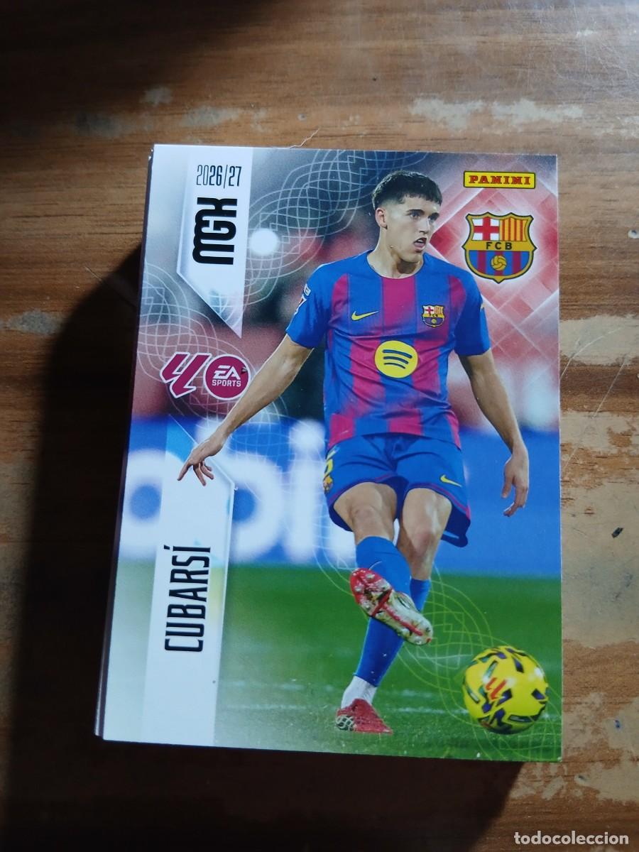 Cromos de f&uacute;tbol: CARD MEGACRACKS TEMPORADA 26/27: CUBARS&Iacute; (FC BARCELONA), N&deg; 78