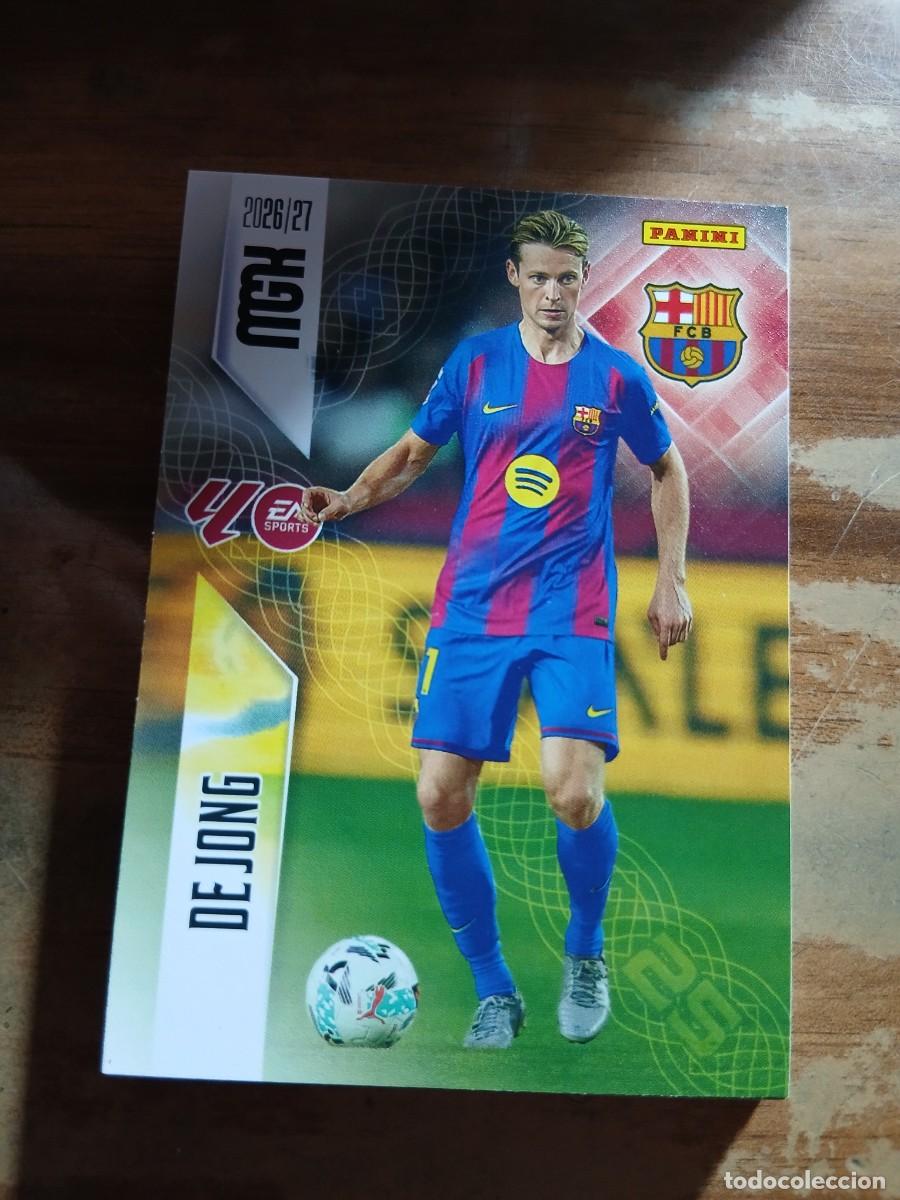 Cromos de f&uacute;tbol: CARD MEGACRACKS TEMPORADA 26/27: DE JONG (FC BARCELONA), N&deg; 82