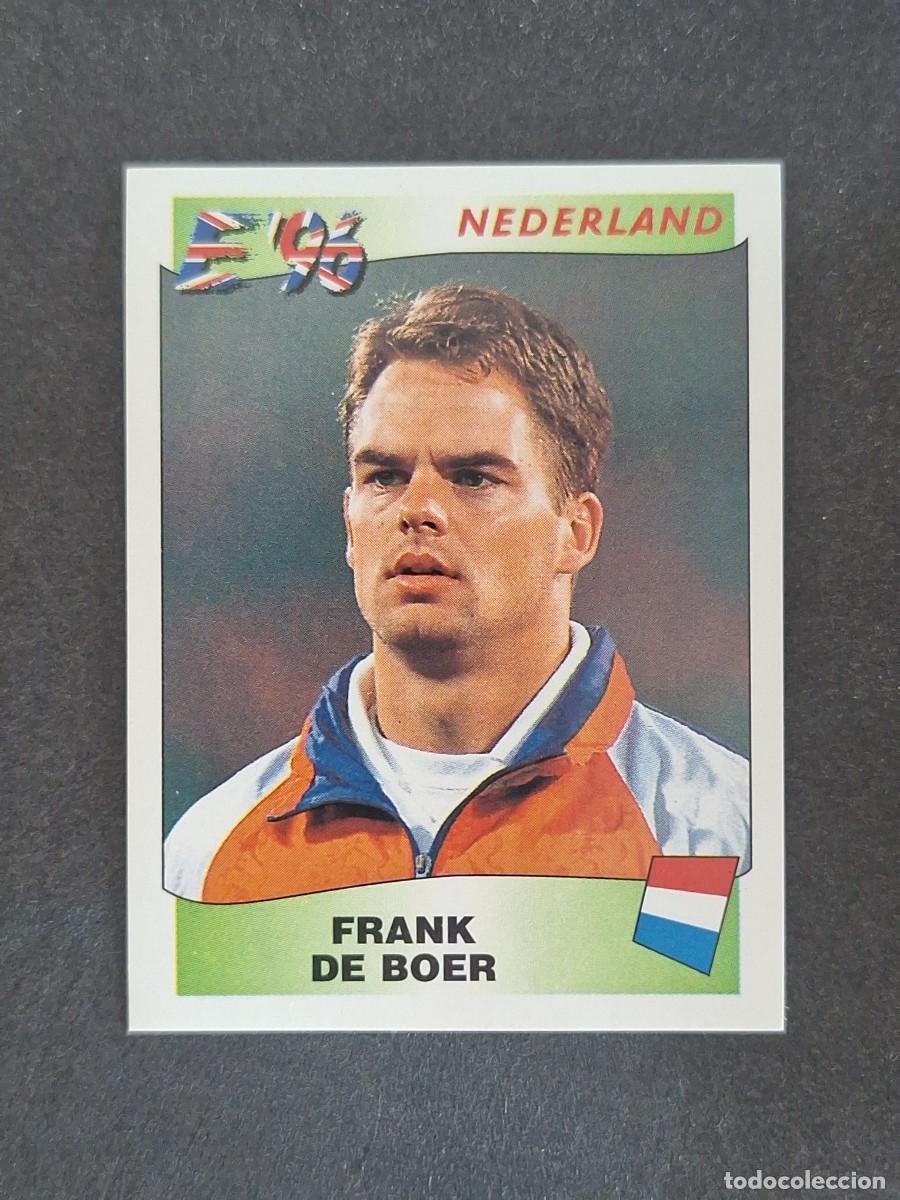 Cromos de f&uacute;tbol: L3 FRANK DE BOER SELECCION HOLANDA 81 EUROCOPA 1996 EURO 96 PANINI NUNCA PEGADO SIN PEGAR