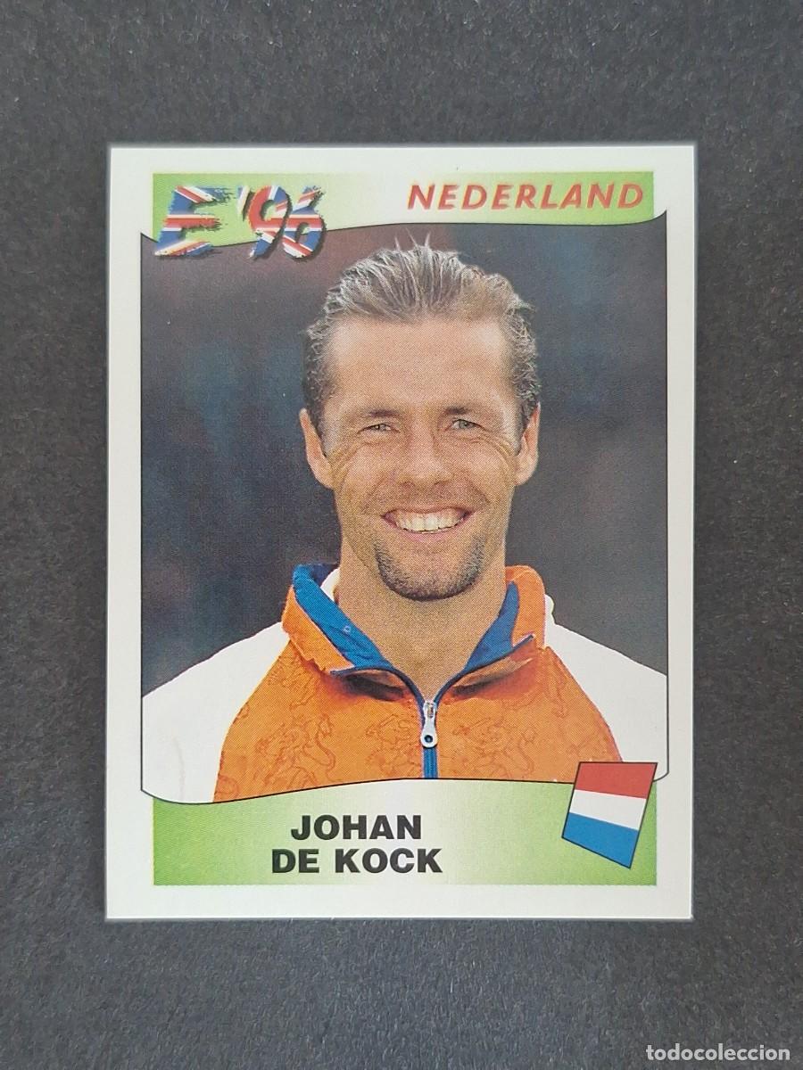 Cromos de f&uacute;tbol: L3 JOHAN DE KOCK SELECCION HOLANDA 82 EUROCOPA 1996 EURO 96 PANINI NUNCA PEGADO SIN PEGAR