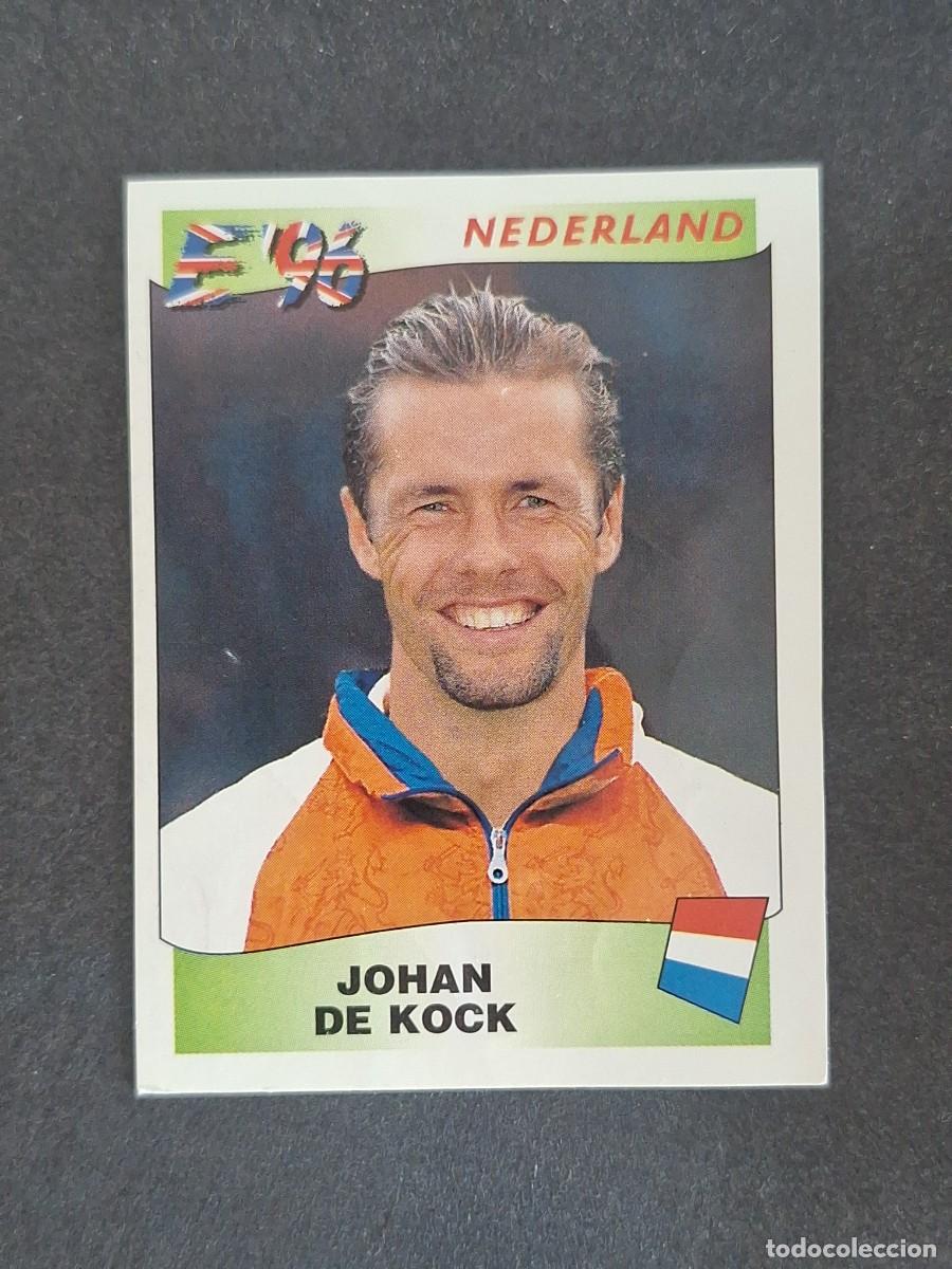 Cromos de f&uacute;tbol: L3 JOHAN DE KOCK SELECCION HOLANDA 82 EUROCOPA 1996 EURO 96 PANINI NUNCA PEGADO SIN PEGAR