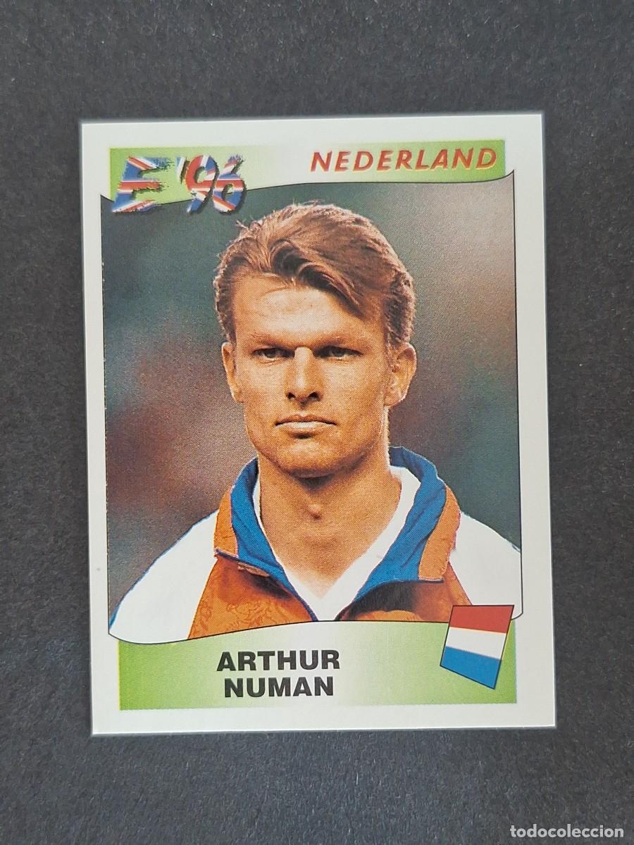 Cromos de f&uacute;tbol: L3 ARTHUR NUMAN SELECCION HOLANDA 83 EUROCOPA 1996 EURO 96 PANINI NUNCA PEGADO SIN PEGAR