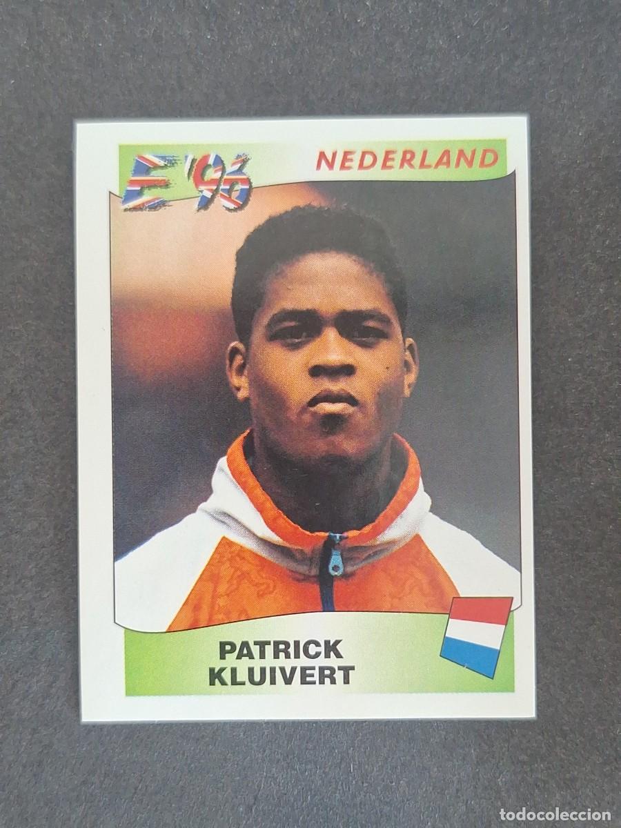 Cromos de f&uacute;tbol: L3 PATRICK KLUIVERT SELECCION HOLANDA 90 EUROCOPA 1996 EURO 96 PANINI NUNCA PEGADO SIN PEGAR