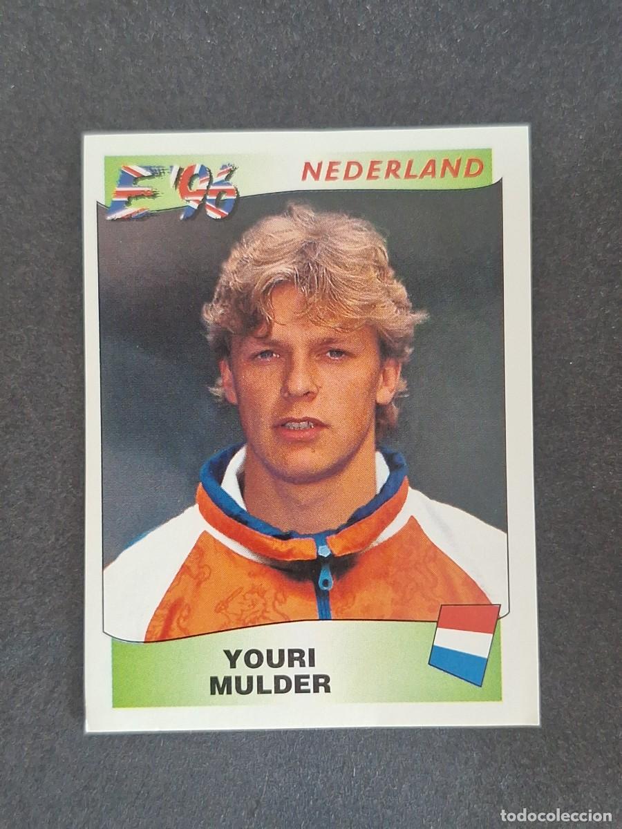 Cromos de f&uacute;tbol: L3 YOURI MULDER SELECCION HOLANDA 92 EUROCOPA 1996 EURO 96 PANINI NUNCA PEGADO SIN PEGAR