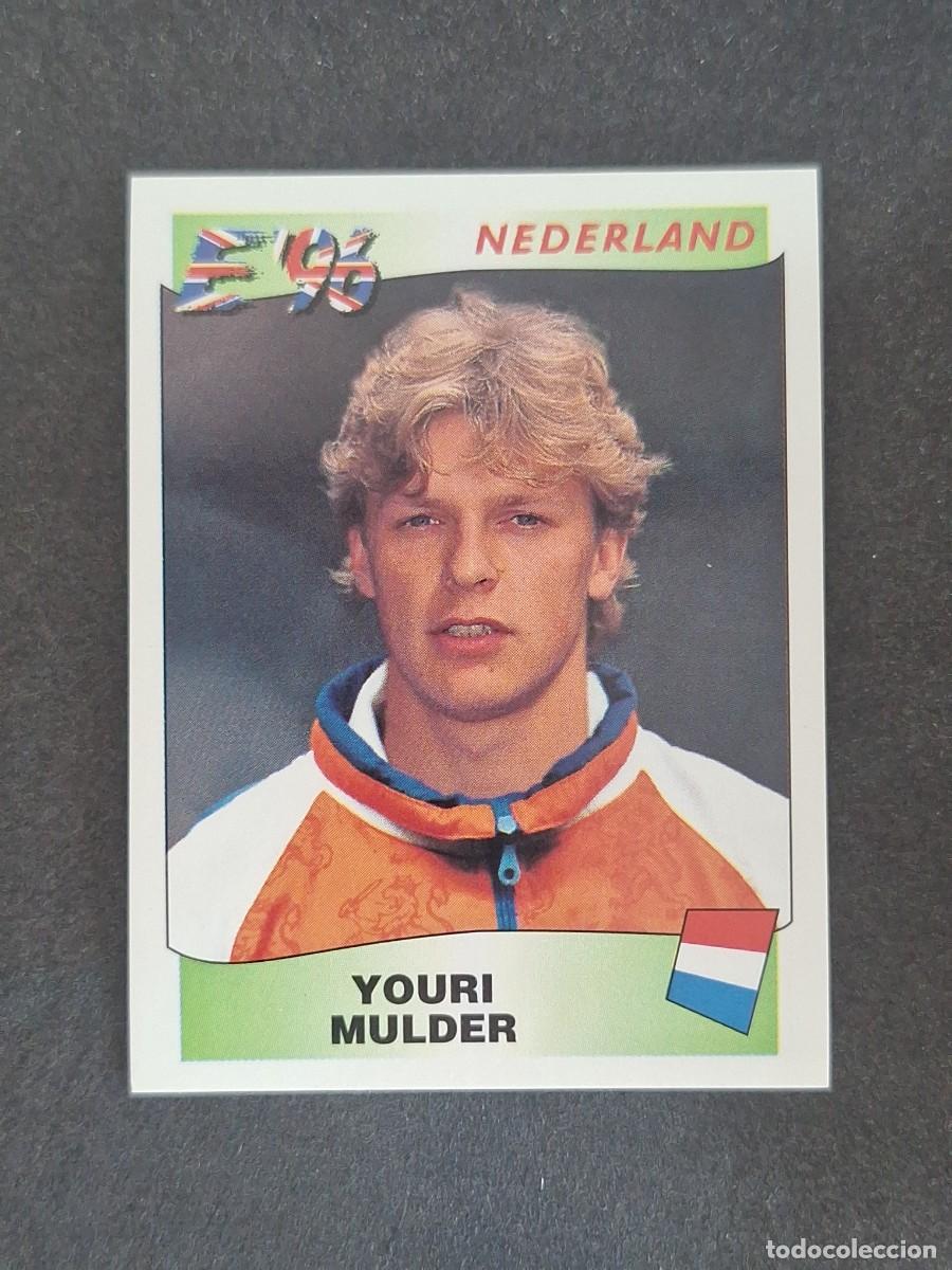 Cromos de f&uacute;tbol: L3 YOURI MULDER SELECCION HOLANDA 92 EUROCOPA 1996 EURO 96 PANINI NUNCA PEGADO SIN PEGAR