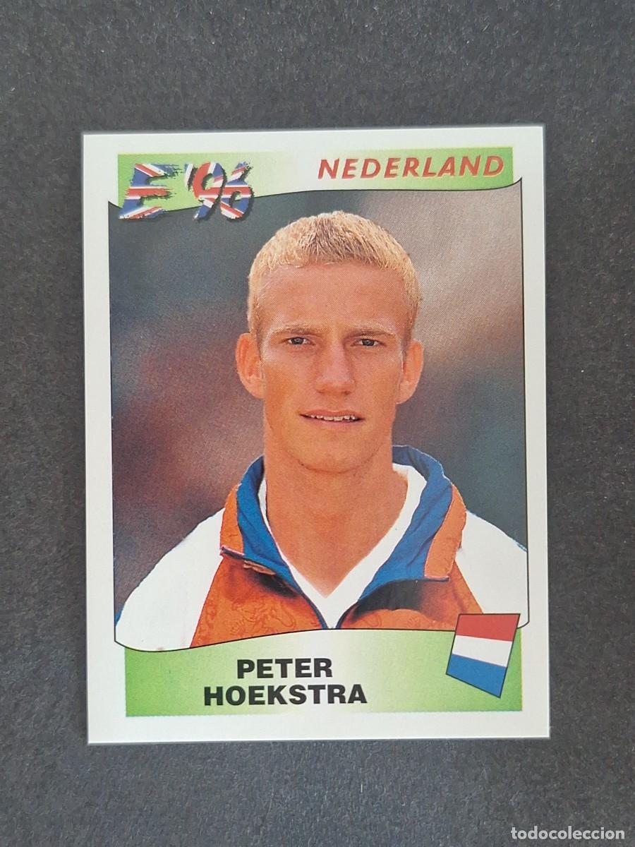 Cromos de f&uacute;tbol: L3 PETER HOEKSTRA SELECCION HOLANDA 93 EUROCOPA 1996 EURO 96 PANINI NUNCA PEGADO SIN PEGAR