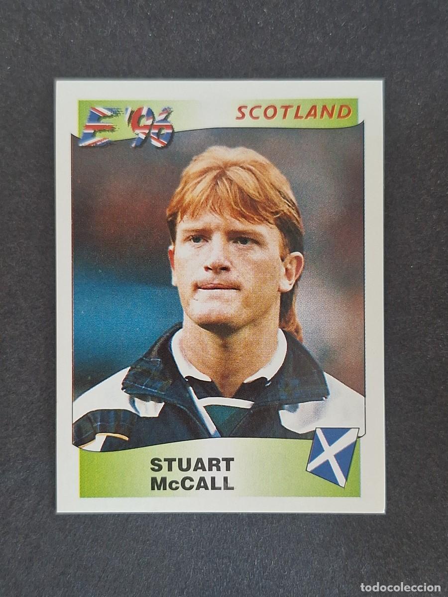 Cromos de f&uacute;tbol: L3 STUART McCALL SELECCION ESCOCIA 103 EUROCOPA 1996 EURO 96 PANINI NUNCA PEGADO SIN PEGAR
