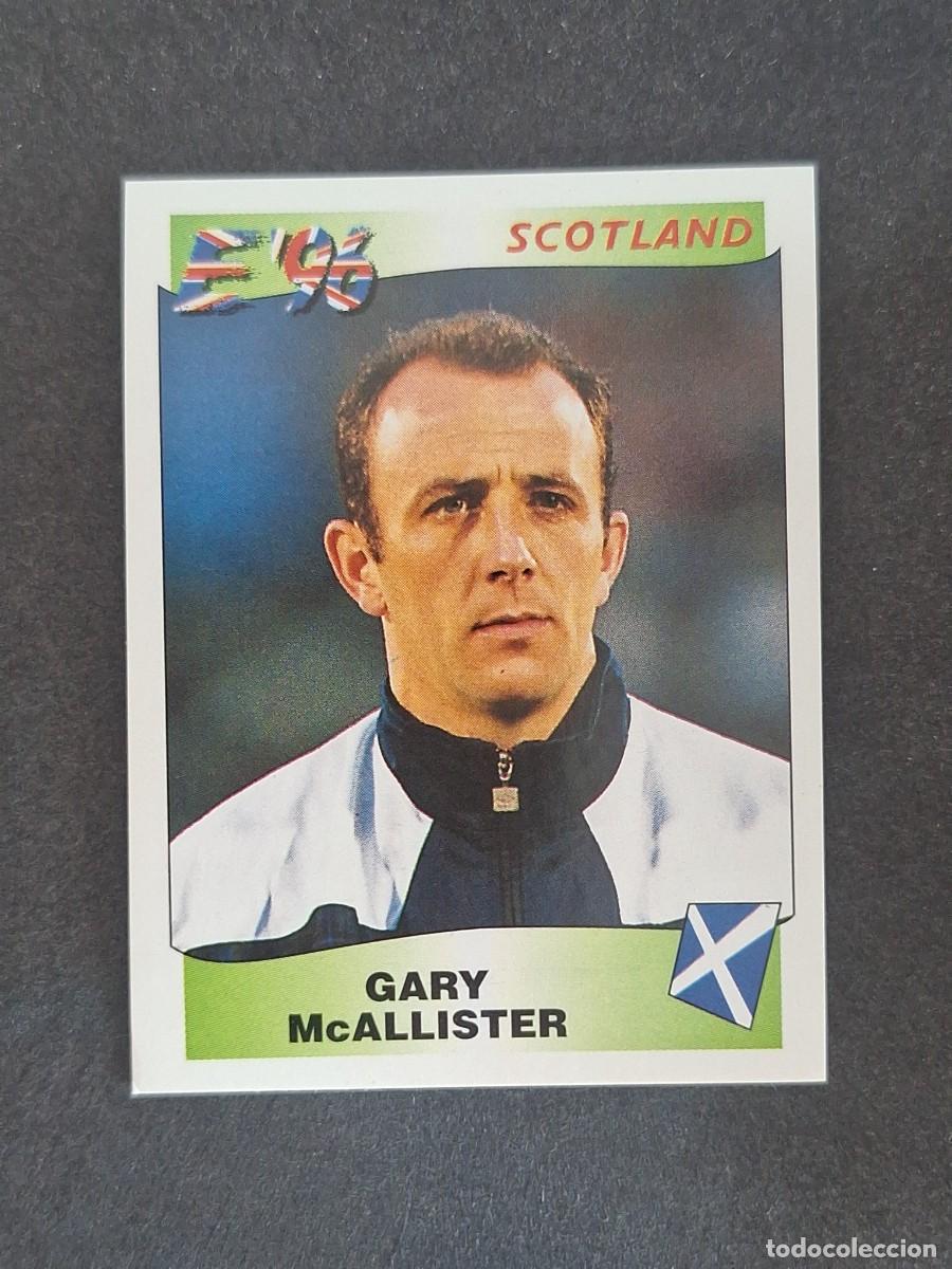 Cromos de f&uacute;tbol: L3 GARY McALLISTER SELECCION ESCOCIA 106 EUROCOPA 1996 EURO 96 PANINI NUNCA PEGADO SIN PEGAR