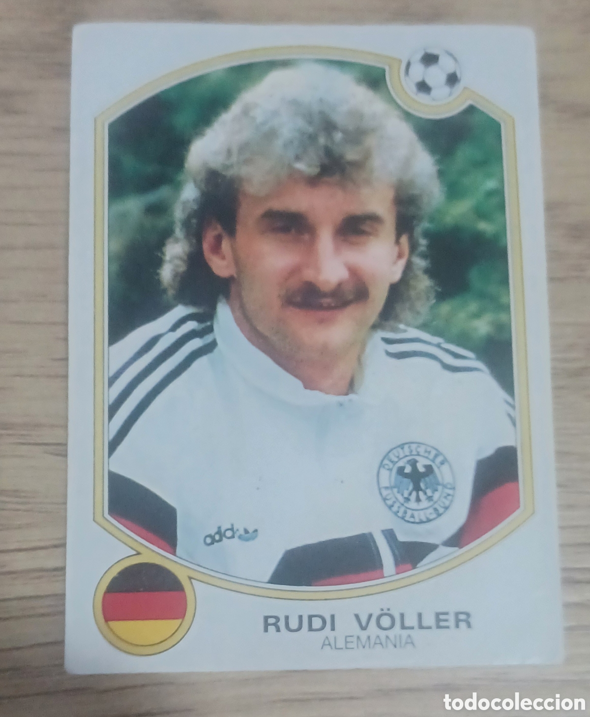 Cromos de f&uacute;tbol: CROMO N 217 RUDI VOLLER ALEMANIA PANINI ESTRELLAS DE LA LIGA 92 93 FUTBOL. SIN PEGAR