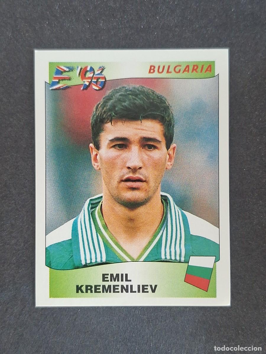 Cromos de f&uacute;tbol: L3 EMIL KREMENLIEV SELECCION BULGARIA 138 EUROCOPA 1996 EURO 96 PANINI NUNCA PEGADO SIN PEGAR