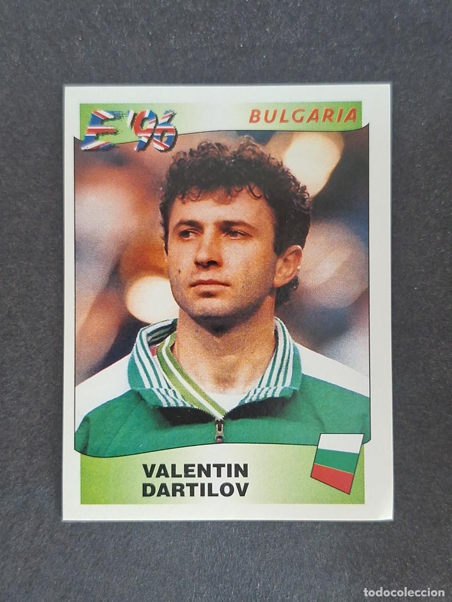 Cromos de f&uacute;tbol: L3 VALENTIN DARTILOV SELECCION BULGARIA 140 EUROCOPA 1996 EURO 96 PANINI NUNCA PEGADO SIN PEGAR
