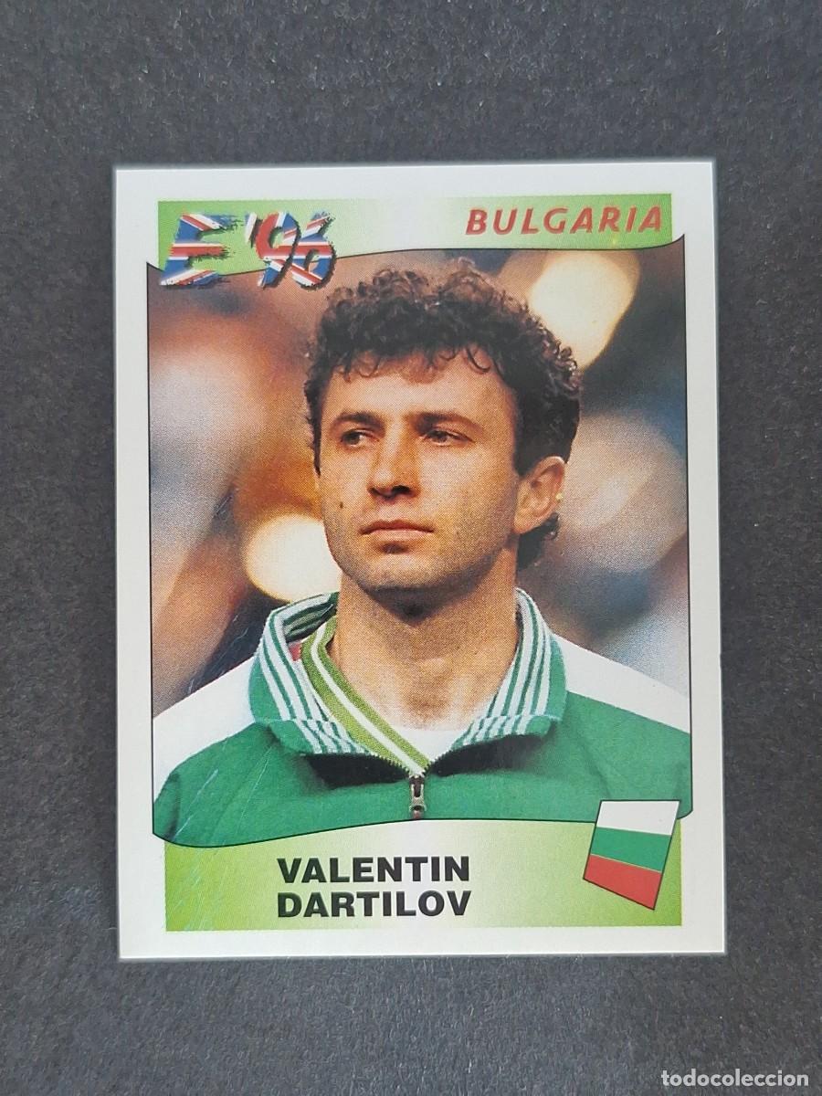 Cromos de f&uacute;tbol: L3 VALENTIN DARTILOV SELECCION BULGARIA 140 EUROCOPA 1996 EURO 96 PANINI NUNCA PEGADO SIN PEGAR
