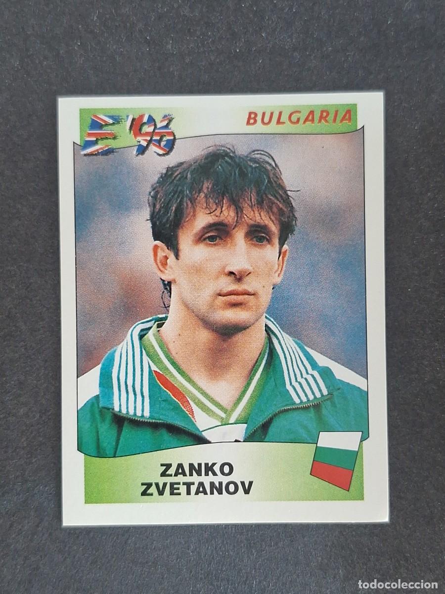 Cromos de f&uacute;tbol: L3 ZANKO ZVETANOV SELECCION BULGARIA 143 EUROCOPA 1996 EURO 96 PANINI NUNCA PEGADO SIN PEGAR