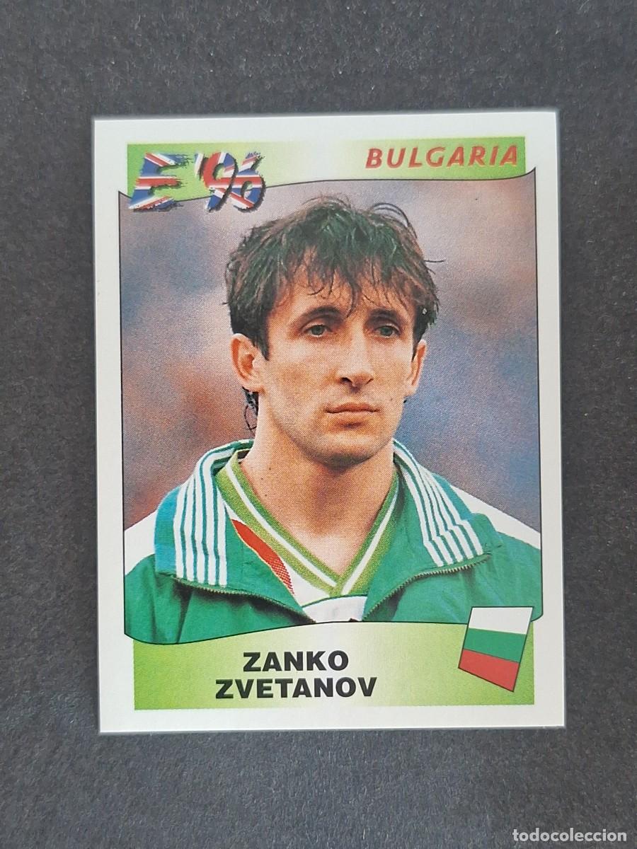 Cromos de f&uacute;tbol: L3 ZANKO ZVETANOV SELECCION BULGARIA 143 EUROCOPA 1996 EURO 96 PANINI NUNCA PEGADO SIN PEGAR