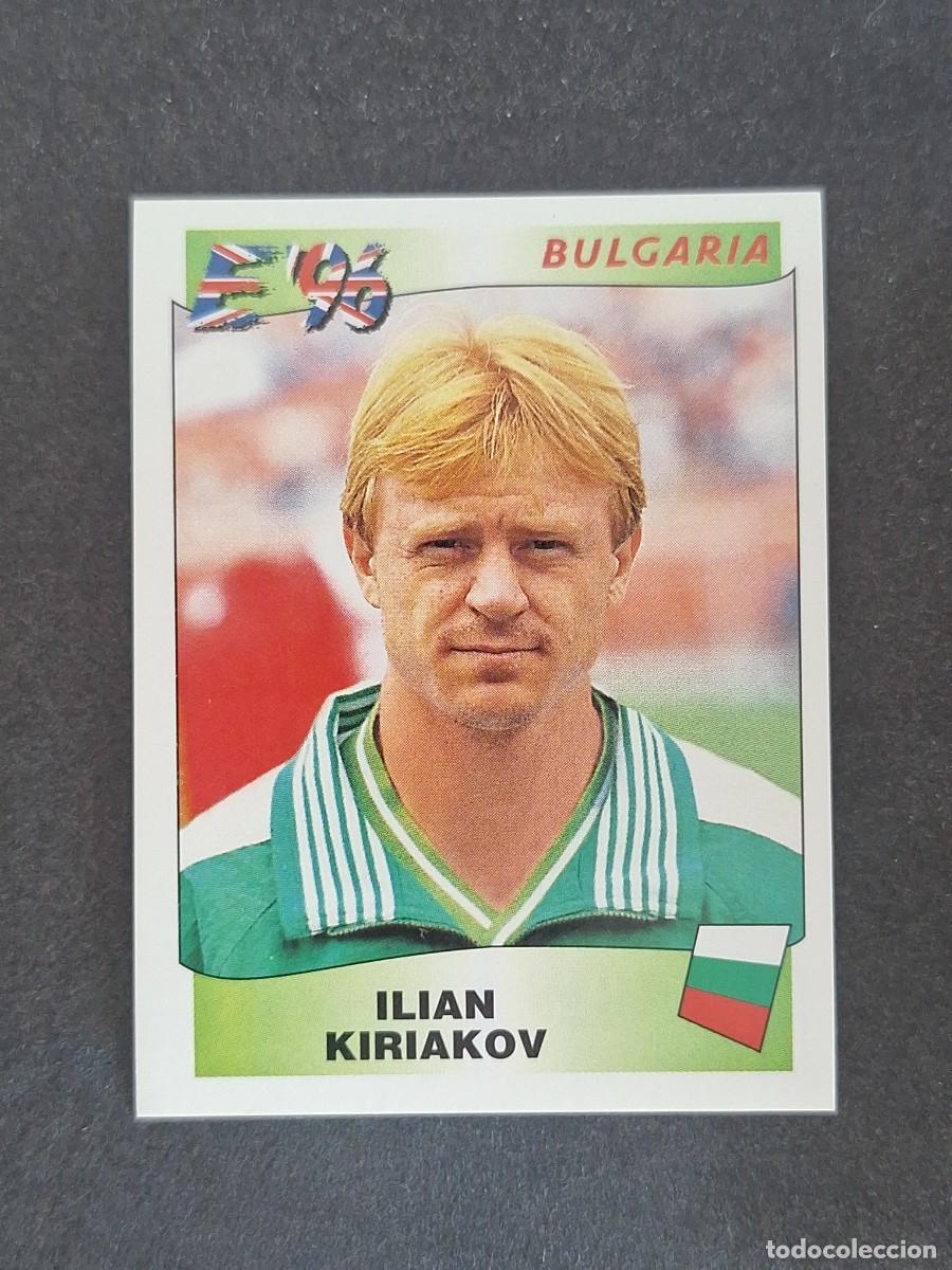 Cromos de f&uacute;tbol: L3 ILIAN KIRIAKOV SELECCION BULGARIA 144 EUROCOPA 1996 EURO 96 PANINI NUNCA PEGADO SIN PEGAR