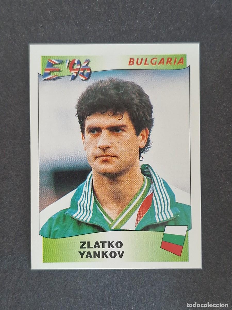 Cromos de f&uacute;tbol: L3 ZLATKO YANKOV SELECCION BULGARIA 145 EUROCOPA 1996 EURO 96 PANINI NUNCA PEGADO SIN PEGAR