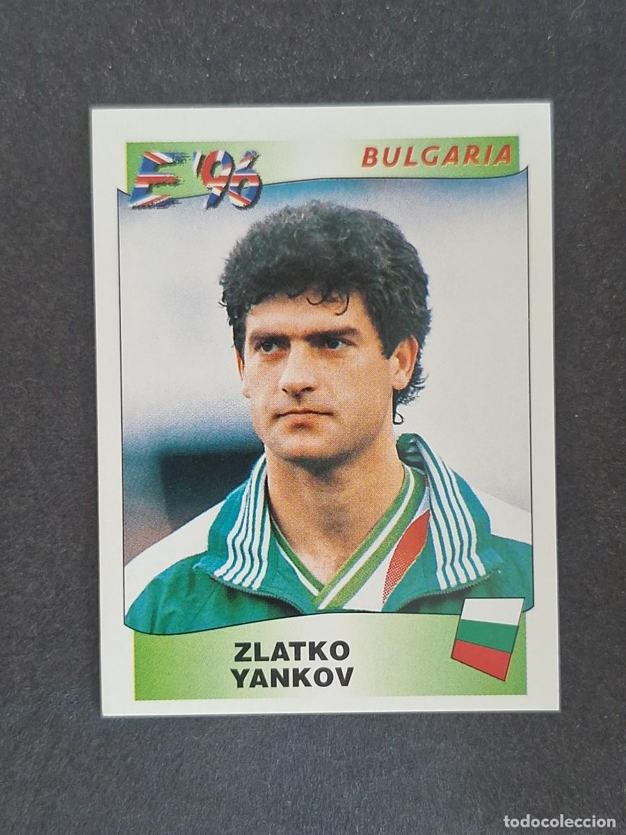 Cromos de f&uacute;tbol: L3 ZLATKO YANKOV SELECCION BULGARIA 145 EUROCOPA 1996 EURO 96 PANINI NUNCA PEGADO SIN PEGAR