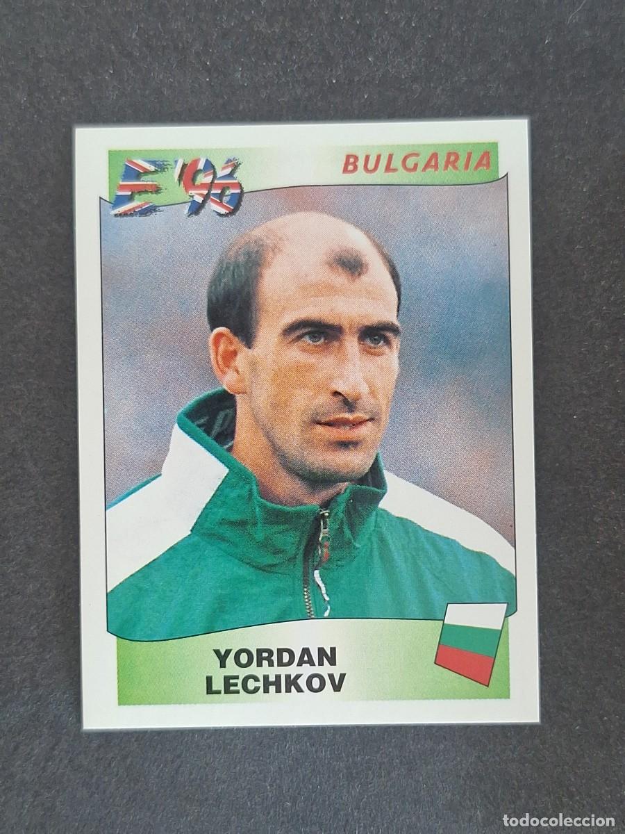 Cromos de f&uacute;tbol: L3 YORDAN LECHKOV SELECCION BULGARIA 146 EUROCOPA 1996 EURO 96 PANINI NUNCA PEGADO SIN PEGAR