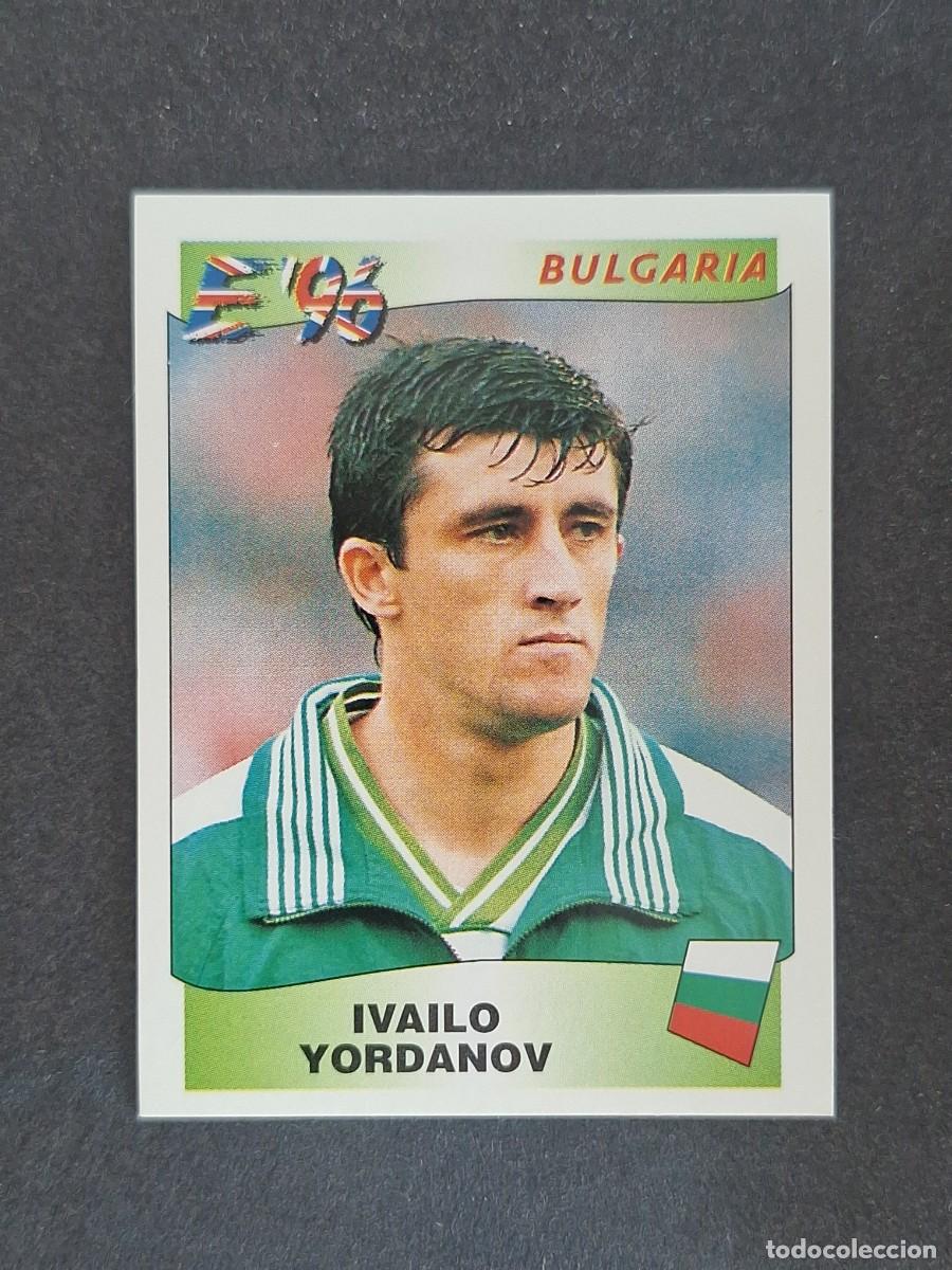 Cromos de f&uacute;tbol: L3 IVAILO YORDANOV SELECCION BULGARIA 149 EUROCOPA 1996 EURO 96 PANINI NUNCA PEGADO SIN PEGAR