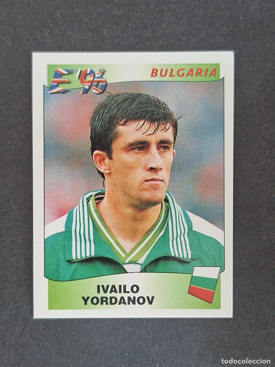 Cromos de f&uacute;tbol: L3 IVAILO YORDANOV SELECCION BULGARIA 149 EUROCOPA 1996 EURO 96 PANINI NUNCA PEGADO SIN PEGAR