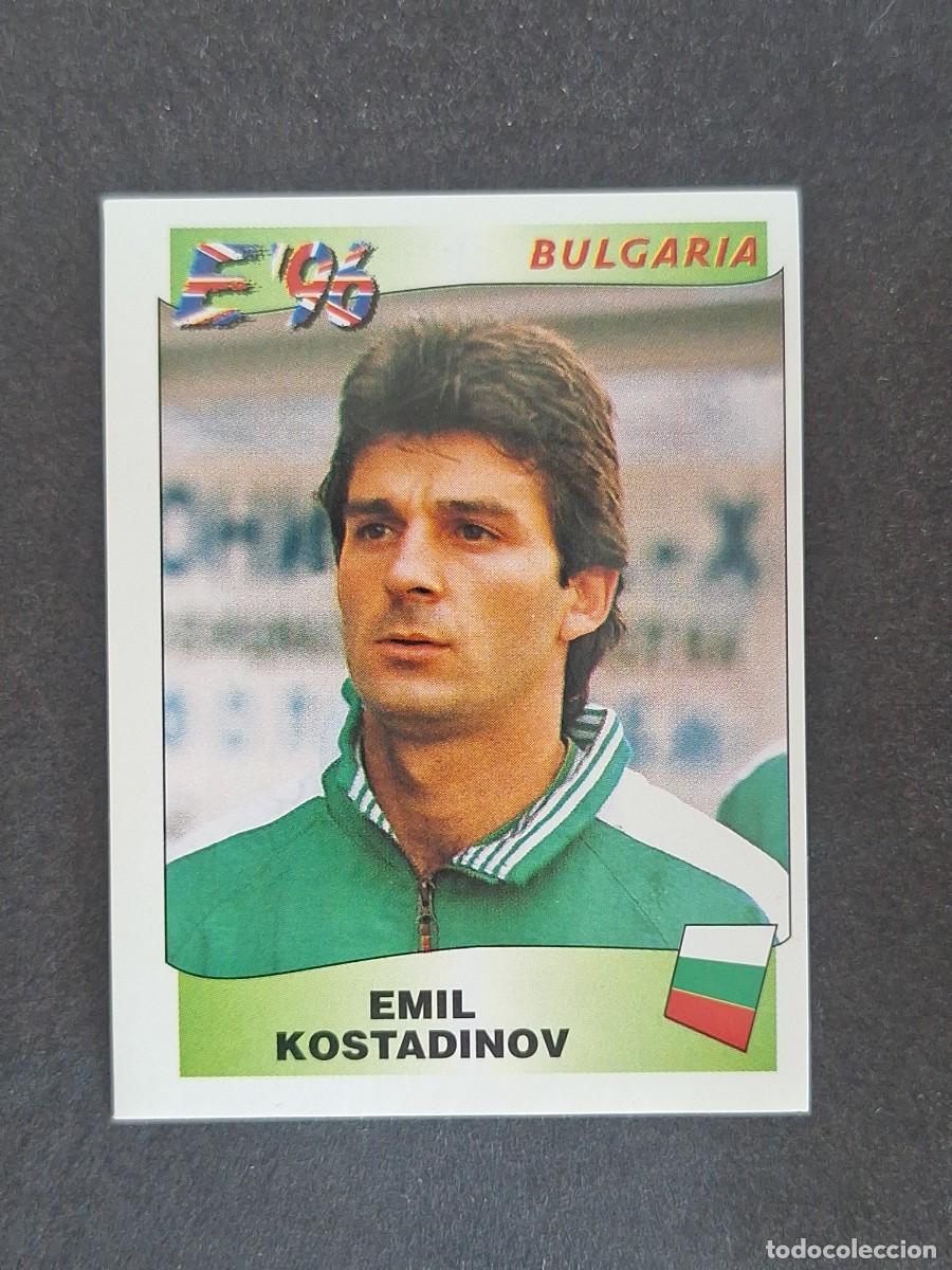 Cromos de f&uacute;tbol: L3 EMIL KOSTADINOV SELECCION BULGARIA 150 EUROCOPA 1996 EURO 96 PANINI NUNCA PEGADO SIN PEGAR