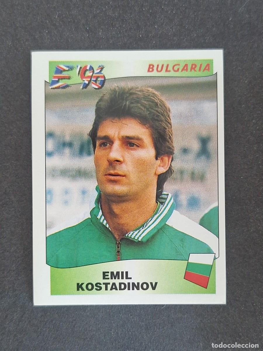 Cromos de f&uacute;tbol: L3 EMIL KOSTADINOV SELECCION BULGARIA 150 EUROCOPA 1996 EURO 96 PANINI NUNCA PEGADO SIN PEGAR