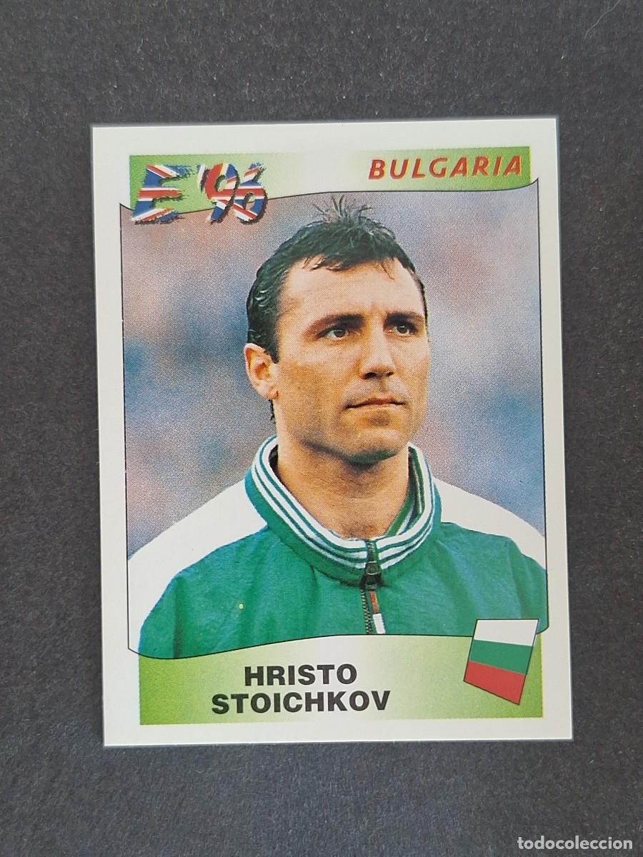 Cromos de f&uacute;tbol: L3 HRISTO STOICHKOV SELECCION BULGARIA 152 EUROCOPA 1996 EURO 96 PANINI NUNCA PEGADO SIN PEGAR