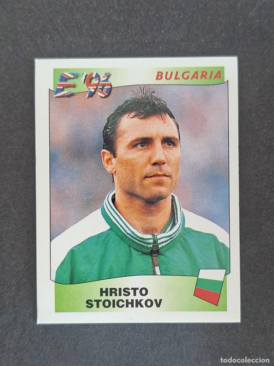 Cromos de f&uacute;tbol: L3 HRISTO STOICHKOV SELECCION BULGARIA 152 EUROCOPA 1996 EURO 96 PANINI NUNCA PEGADO SIN PEGAR