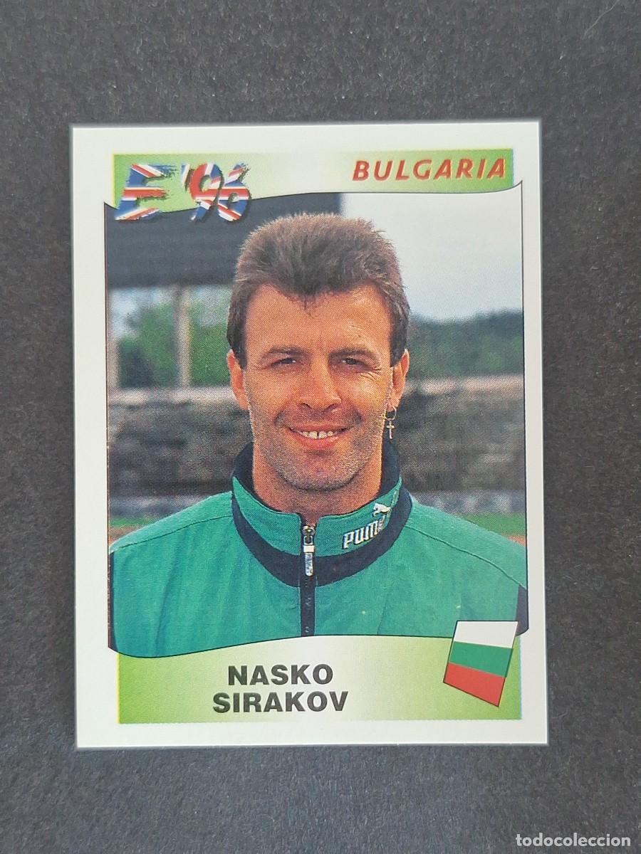 Cromos de f&uacute;tbol: L3 NASKO SIRAKOV SELECCION BULGARIA 153 EUROCOPA 1996 EURO 96 PANINI NUNCA PEGADO SIN PEGAR