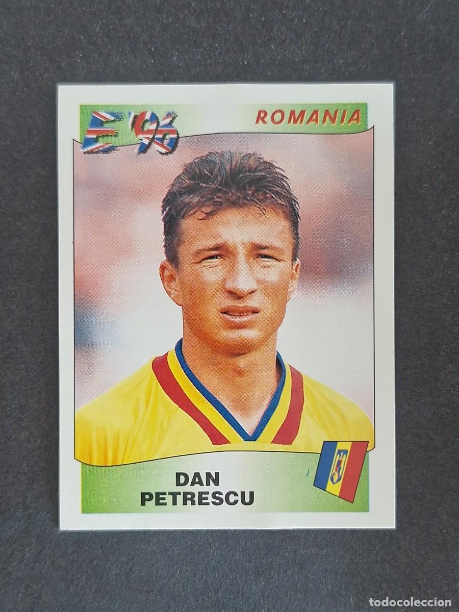 Cromos de f&uacute;tbol: L3 DAN PETRESCU SELECCION RUMANIA 158 EUROCOPA 1996 EURO 96 PANINI NUNCA PEGADO SIN PEGAR
