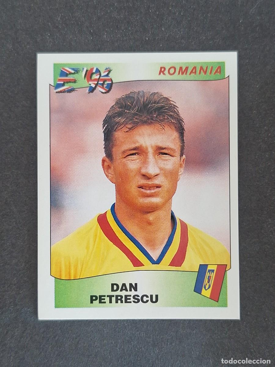 Cromos de f&uacute;tbol: L3 DAN PETRESCU SELECCION RUMANIA 158 EUROCOPA 1996 EURO 96 PANINI NUNCA PEGADO SIN PEGAR