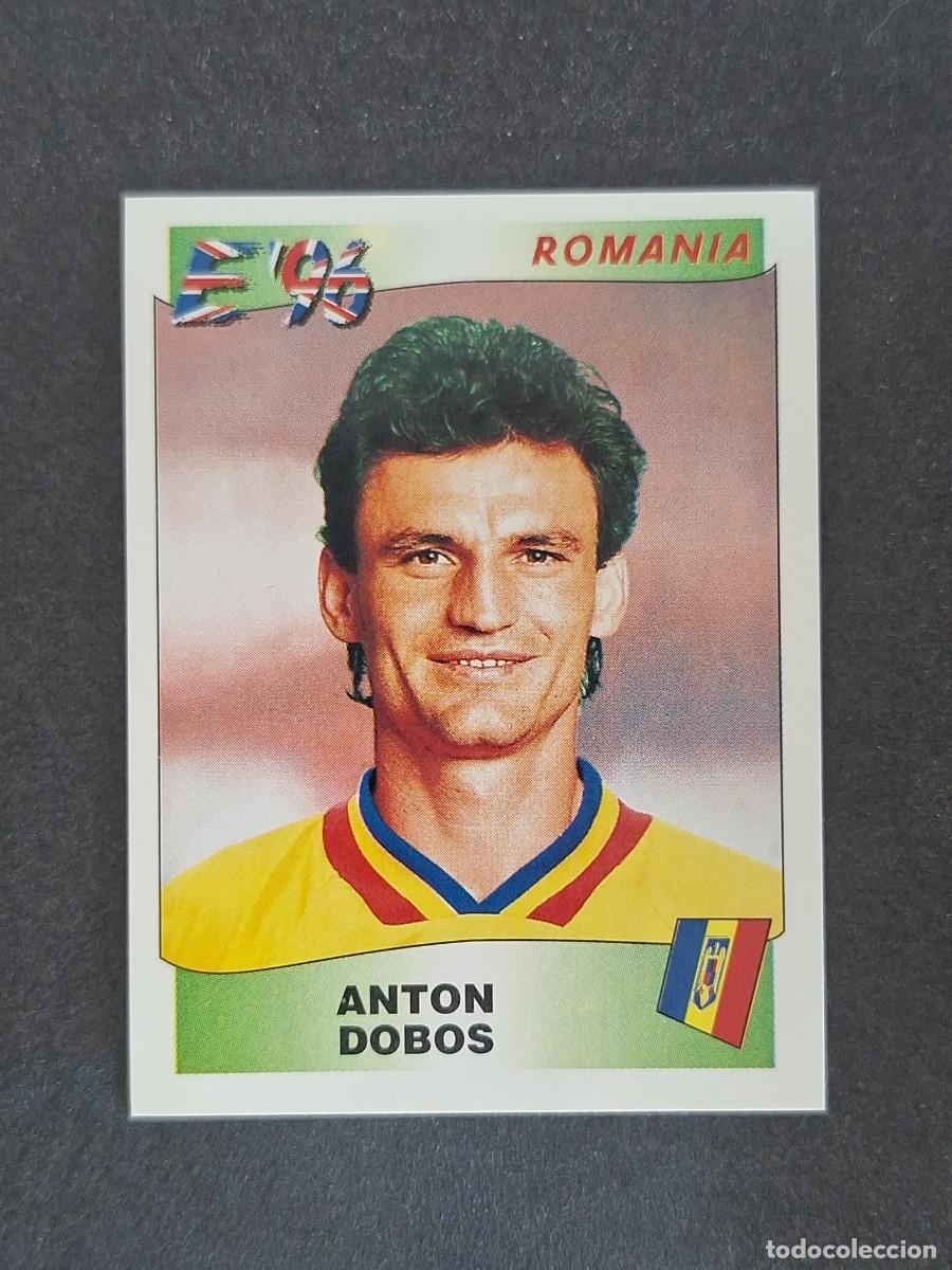 Cromos de f&uacute;tbol: L3 ANTON DOBOS SELECCION RUMANIA 161 EUROCOPA 1996 EURO 96 PANINI NUNCA PEGADO SIN PEGAR