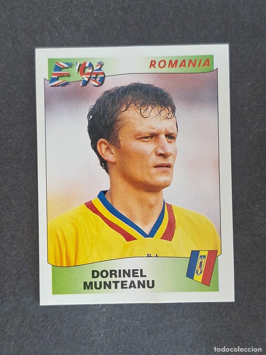 Cromos de f&uacute;tbol: L3 DORINEL MUNTEANU SELECCION RUMANIA 166 EUROCOPA 1996 EURO 96 PANINI NUNCA PEGADO SIN PEGAR