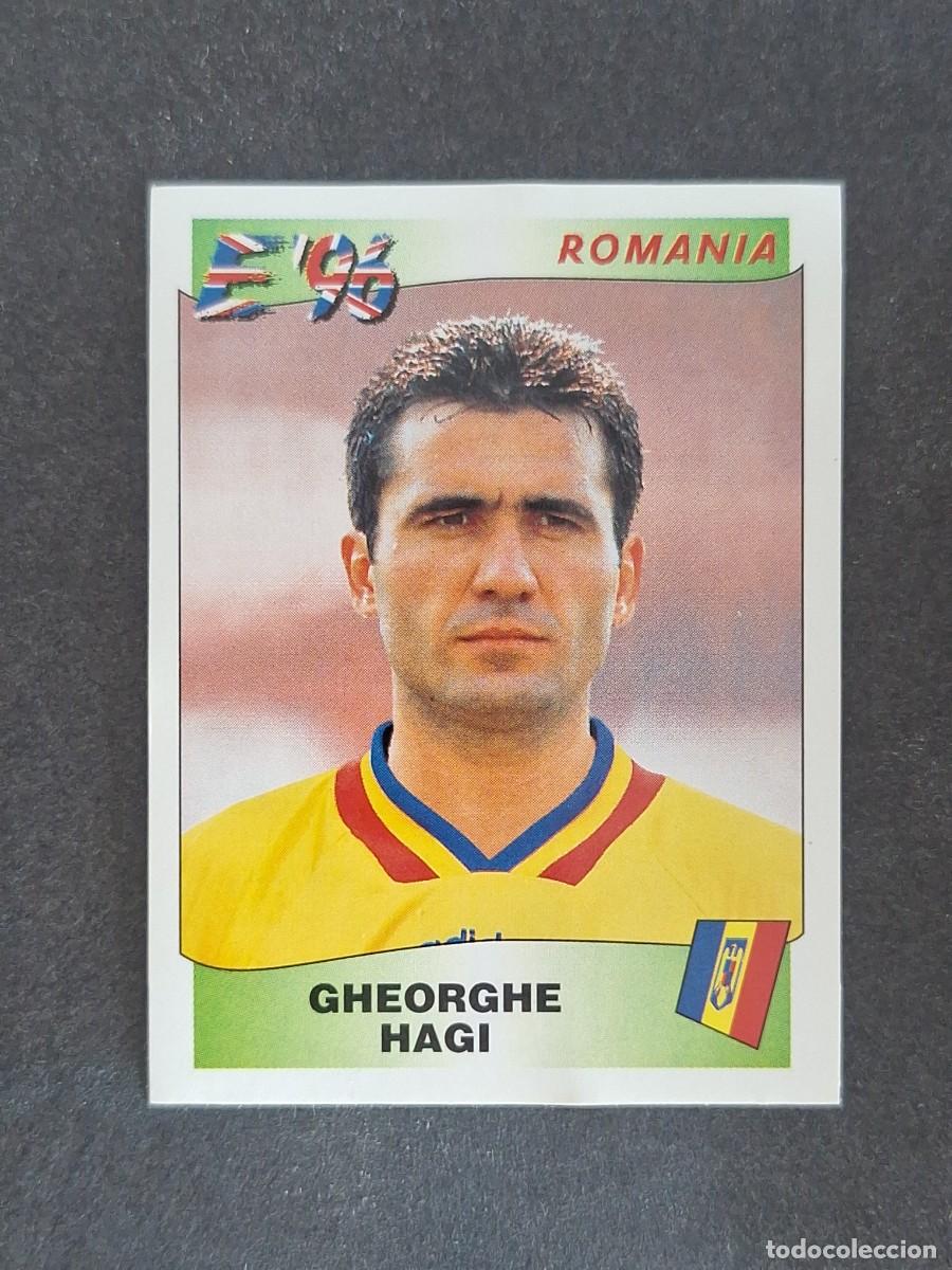 Cromos de f&uacute;tbol: L3 GHEORGHE HAGI SELECCION RUMANIA 167 EUROCOPA 1996 EURO 96 PANINI NUNCA PEGADO SIN PEGAR