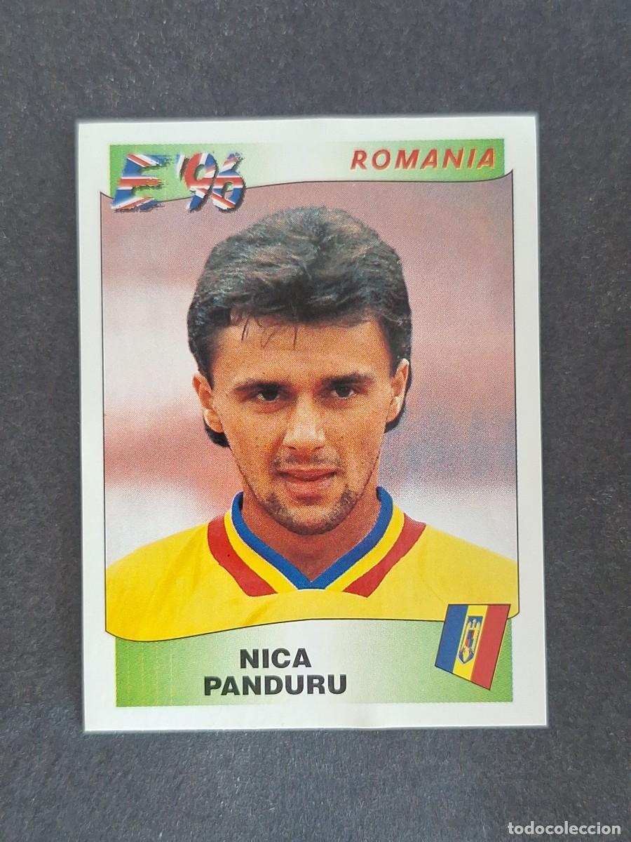 Cromos de f&uacute;tbol: L3 NICA PANDURU SELECCION RUMANIA 168 EUROCOPA 1996 EURO 96 PANINI NUNCA PEGADO SIN PEGAR