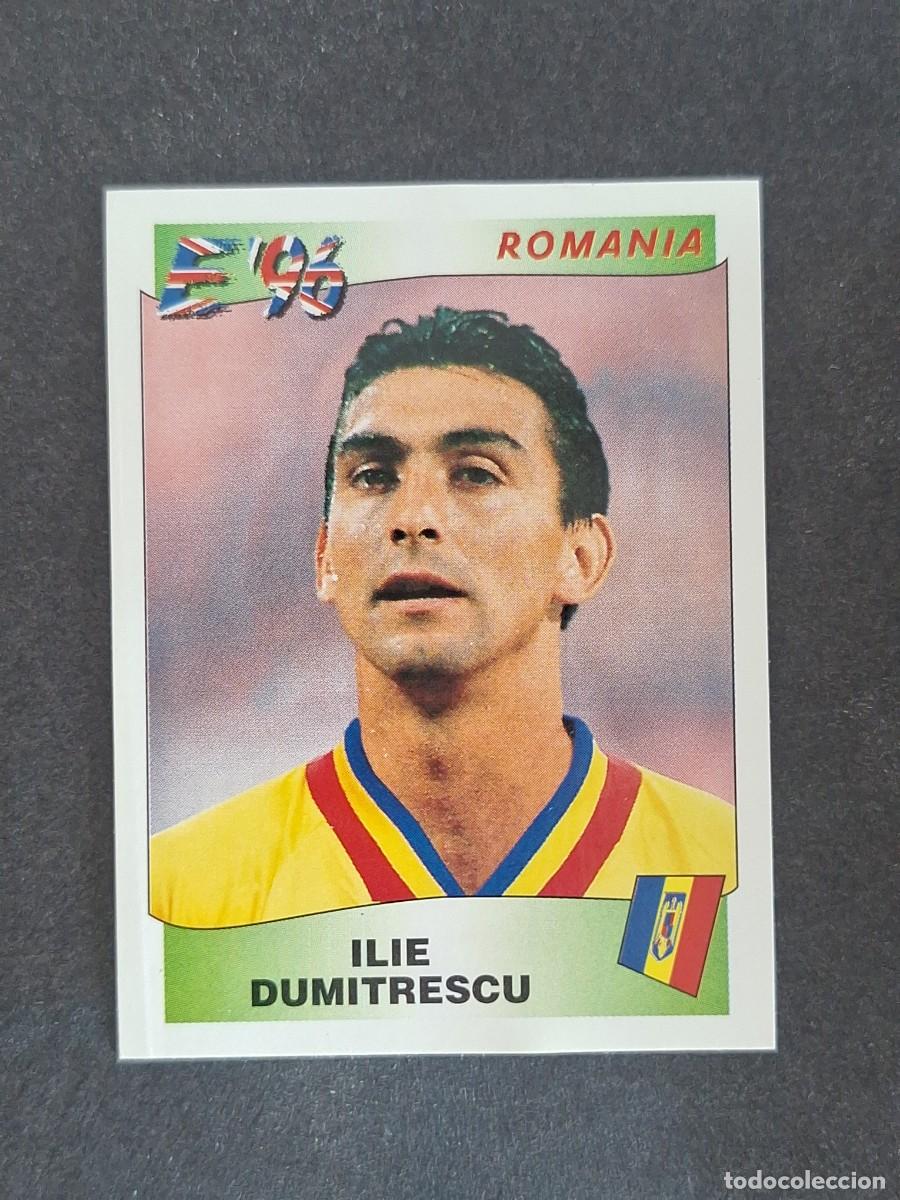 Cromos de f&uacute;tbol: L3 ILIE DUMITRESCU SELECCION RUMANIA 169 EUROCOPA 1996 EURO 96 PANINI NUNCA PEGADO SIN PEGAR