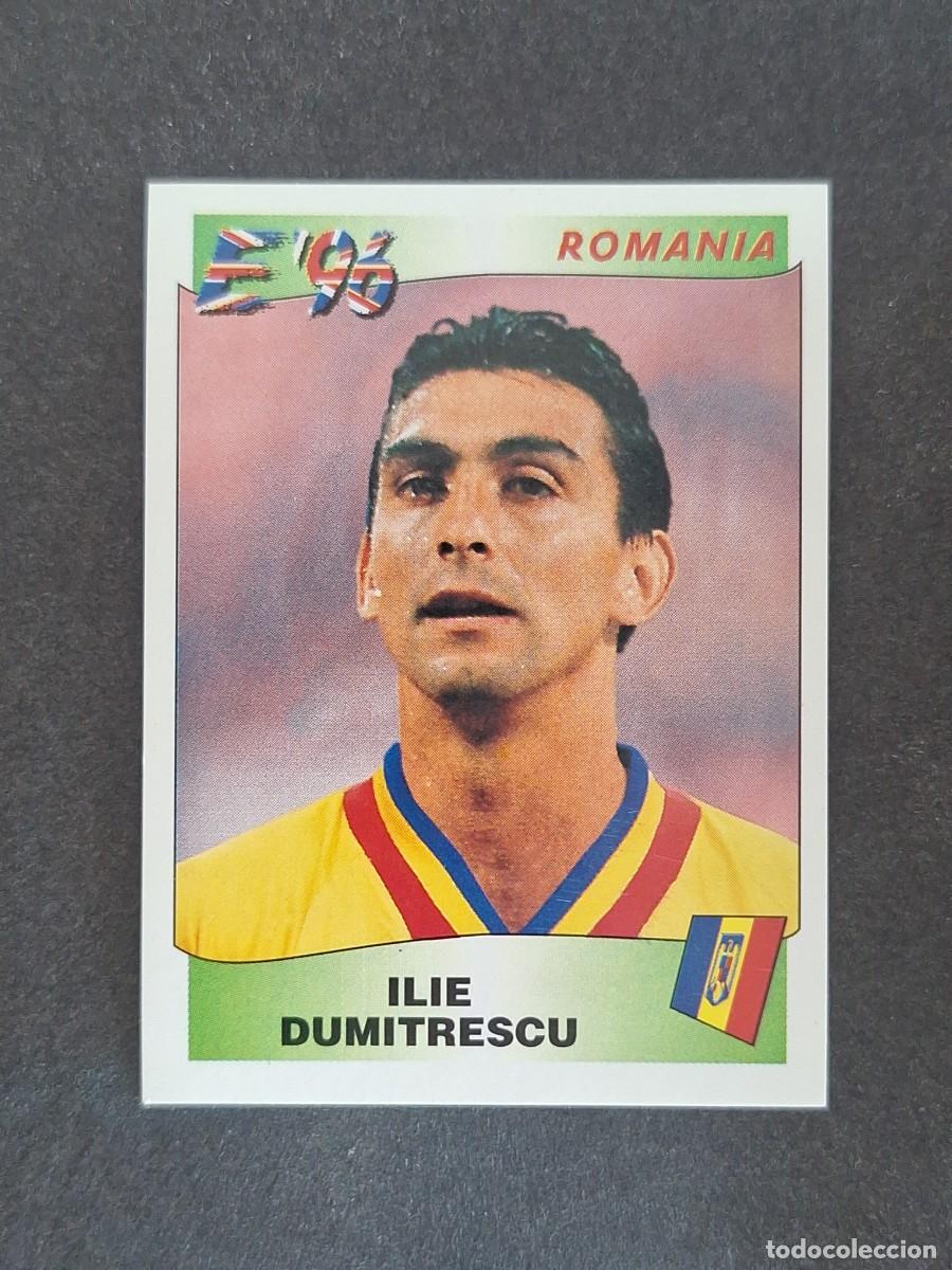 Cromos de f&uacute;tbol: L3 ILIE DUMITRESCU SELECCION RUMANIA 169 EUROCOPA 1996 EURO 96 PANINI NUNCA PEGADO SIN PEGAR