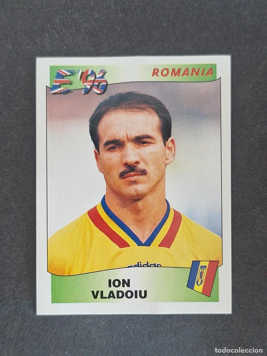 Cromos de f&uacute;tbol: L3 ION VLADOIU SELECCION RUMANIA 173 EUROCOPA 1996 EURO 96 PANINI NUNCA PEGADO SIN PEGAR