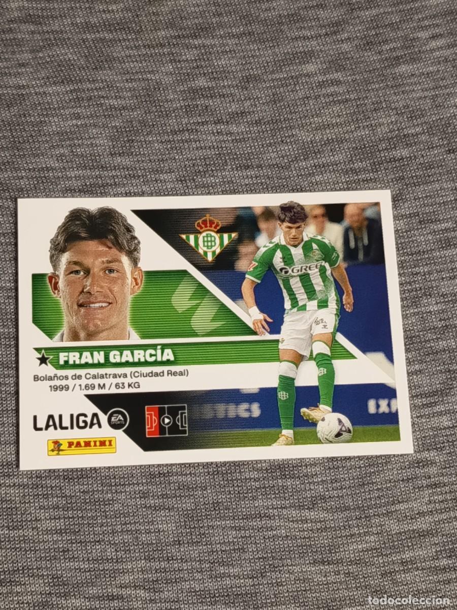 Cromos de f&uacute;tbol: Liga este 26 27 Panini FRAN GARCIA FICHAJE N&deg;6 BETIS nuevo